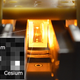 The scientists manipulated single atoms from a cloud of many using lasers to create a molecule.